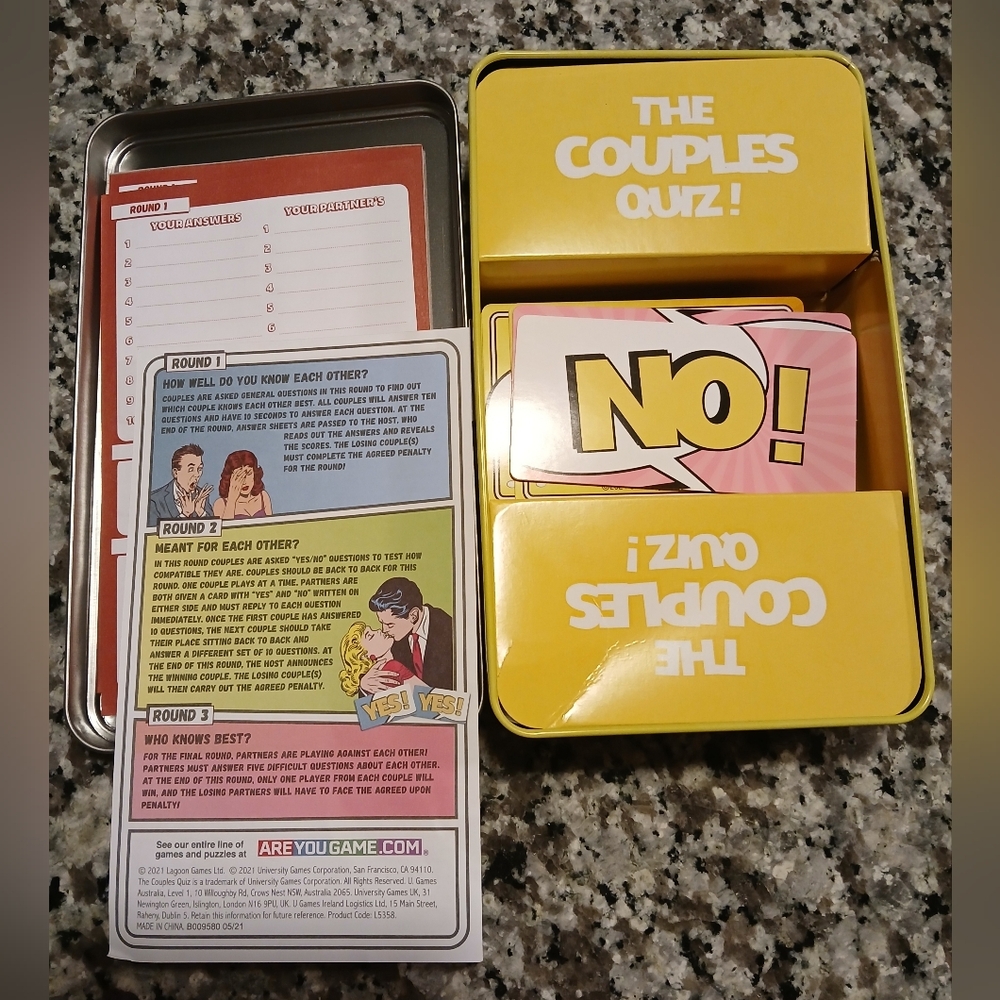 The Couples Quiz Game - Picture 2 of 3